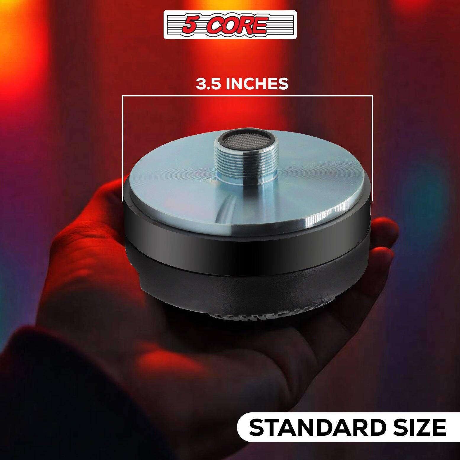 The corrected text is: "5 CORE 3.5 INCHES STANDARD SIZE."