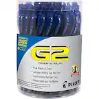 PROVEN #1 LONGEST WRITING
G2 PREMIUM GEL ROLLER
- Fine Point | 0.7mm
- Longest Writing Gel Ink Pen
- Comfortable Rubber Grip
- Retractable and Refillable
PILOT
