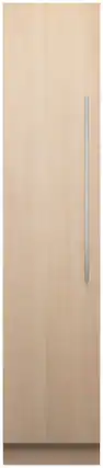 Front. Fisher & Paykel - 7.8 cu ft 18 in Panel Ready Column Freezer Ice Only LH - Panel Ready.