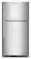 Front. Maytag - 33 in. Wide 21 cu. ft. Top-Freezer Refrigerator with Factory-Installed Ice Maker - Fingerprint-Resistant Stainless Finish.
