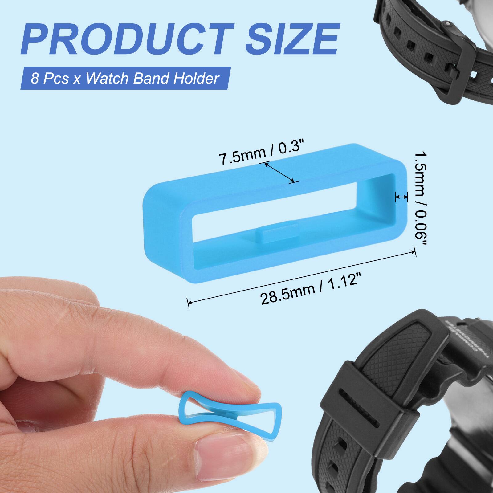 PRODUCT SIZE  
8 Pcs x Watch Band Holder  
7.5mm / 0.3"  
28.5mm / 1.12"  
1.5mm / 0.06"