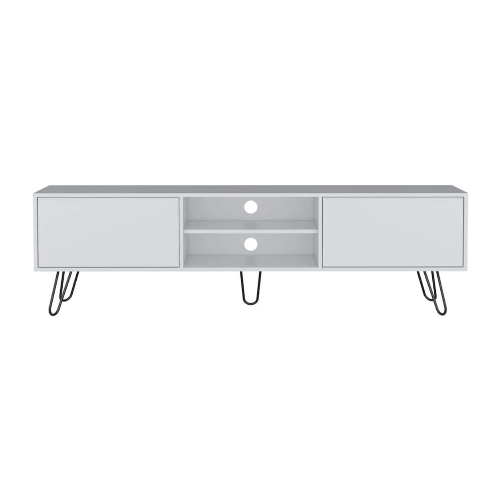 TuHome - Vassel TV Stand MDF - White