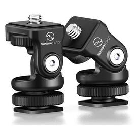 SunwayFoto - HB-02 Hot Shoe Tilt Head, 2 Pack