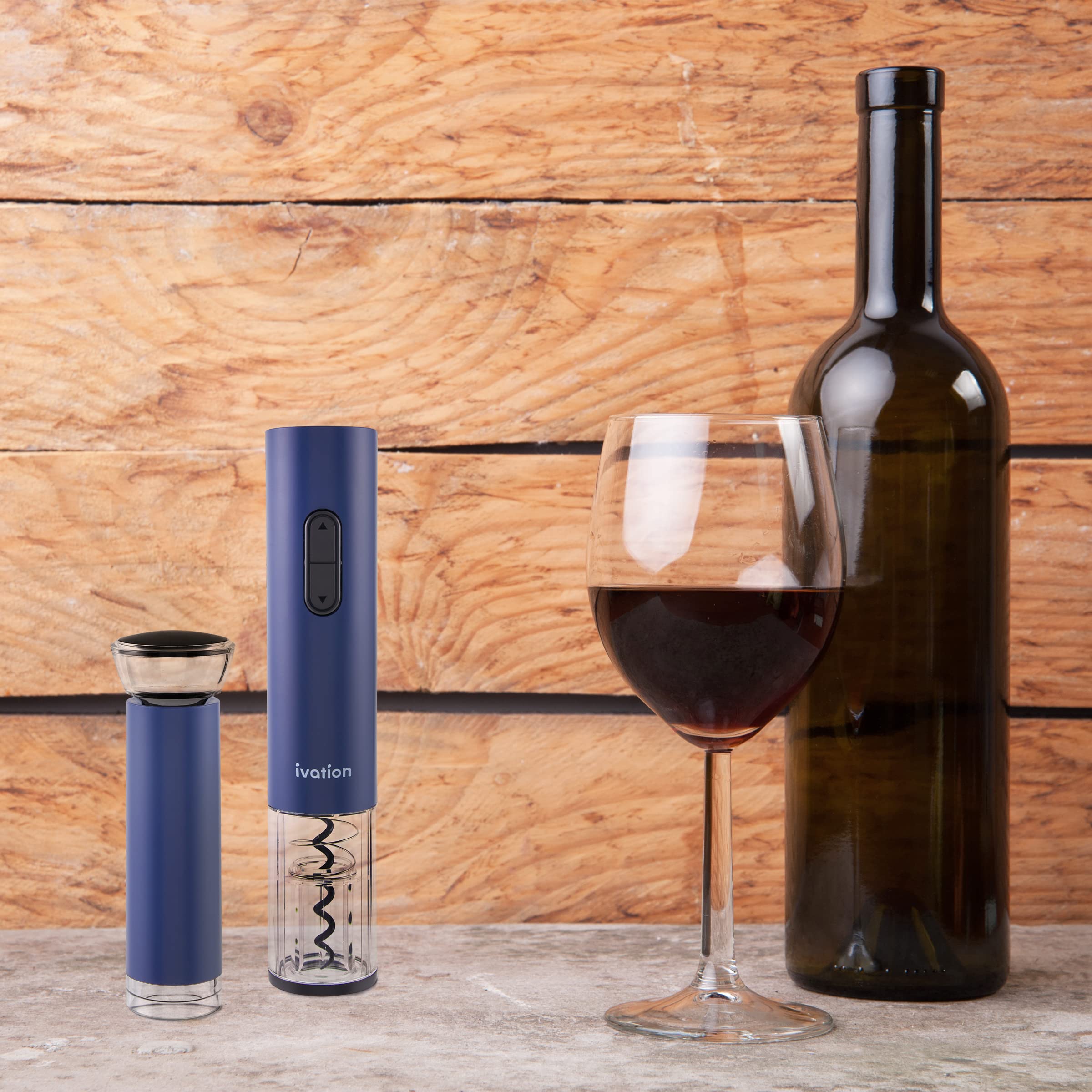 Ivation All in One Wine Gift Set Wine Accessory Kit with Automatic