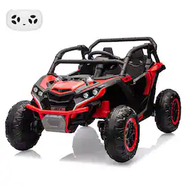 GARVEE - 24V Kids 2-Seater Electric UTV 4WD Off-Road Ride-On Car with Remote Control – Battery Powered Toy for Kids 3+