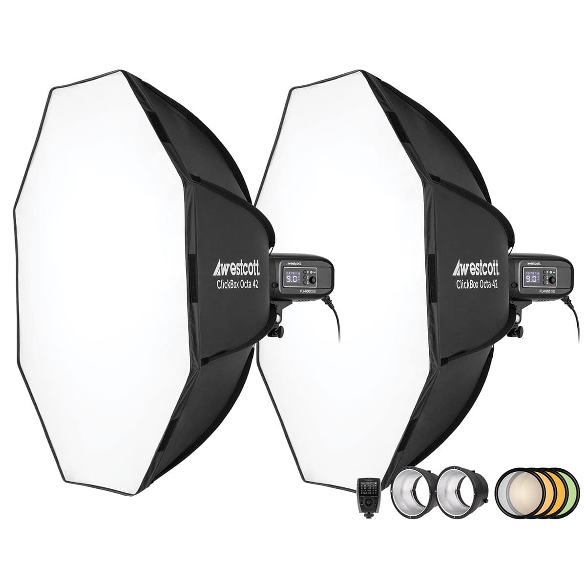 Westcott - FJ400-SE 2-Light Studio Strobe Kit with FJ-X3 M Multi-Brand Wireless Trigger