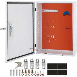 VEVOR - Charging Station Enclosure for Tesla,Dimensions 28 x 20 x 10 in, Outdoor Wire Management Box,IP32 Rated for Water & Dust - White