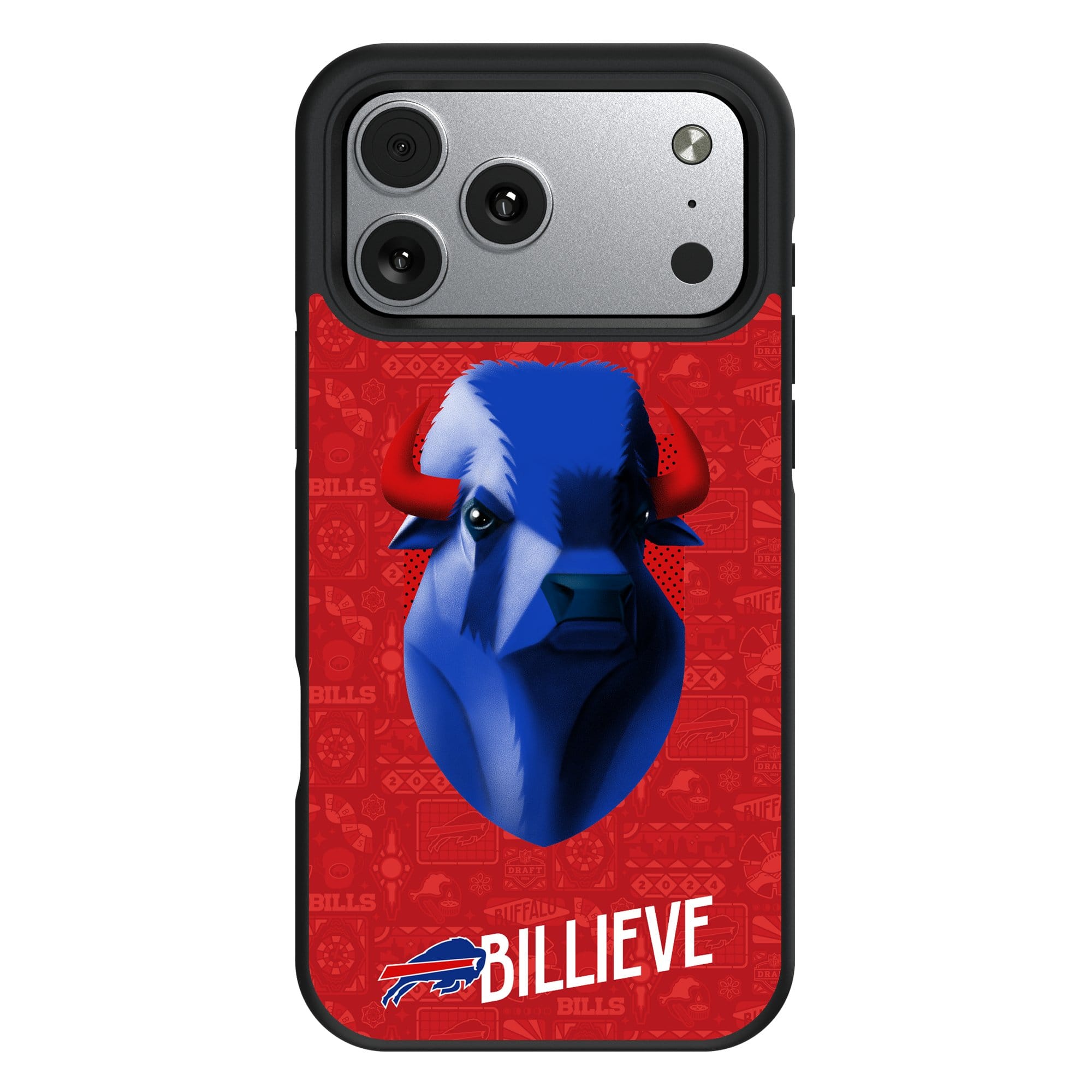 Keyscaper - NFL - Buffalo Bills iPhone Bump Case - 13 mini - Black