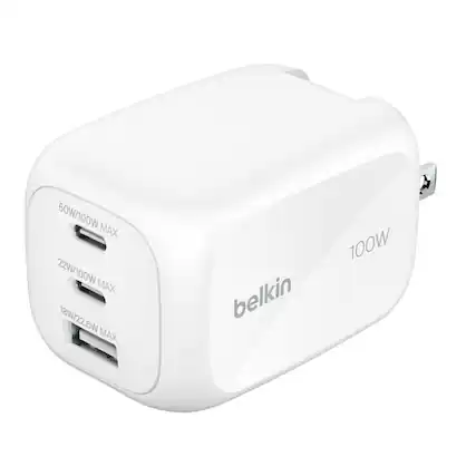 60W/100W MAX
22W/100W MAX
18W/22.5W MAX
100W
belkin