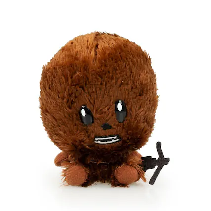 Front. Star Wars - Star Wars 4" Super Bitz Plush - Chewie Exclusive - Brown.
