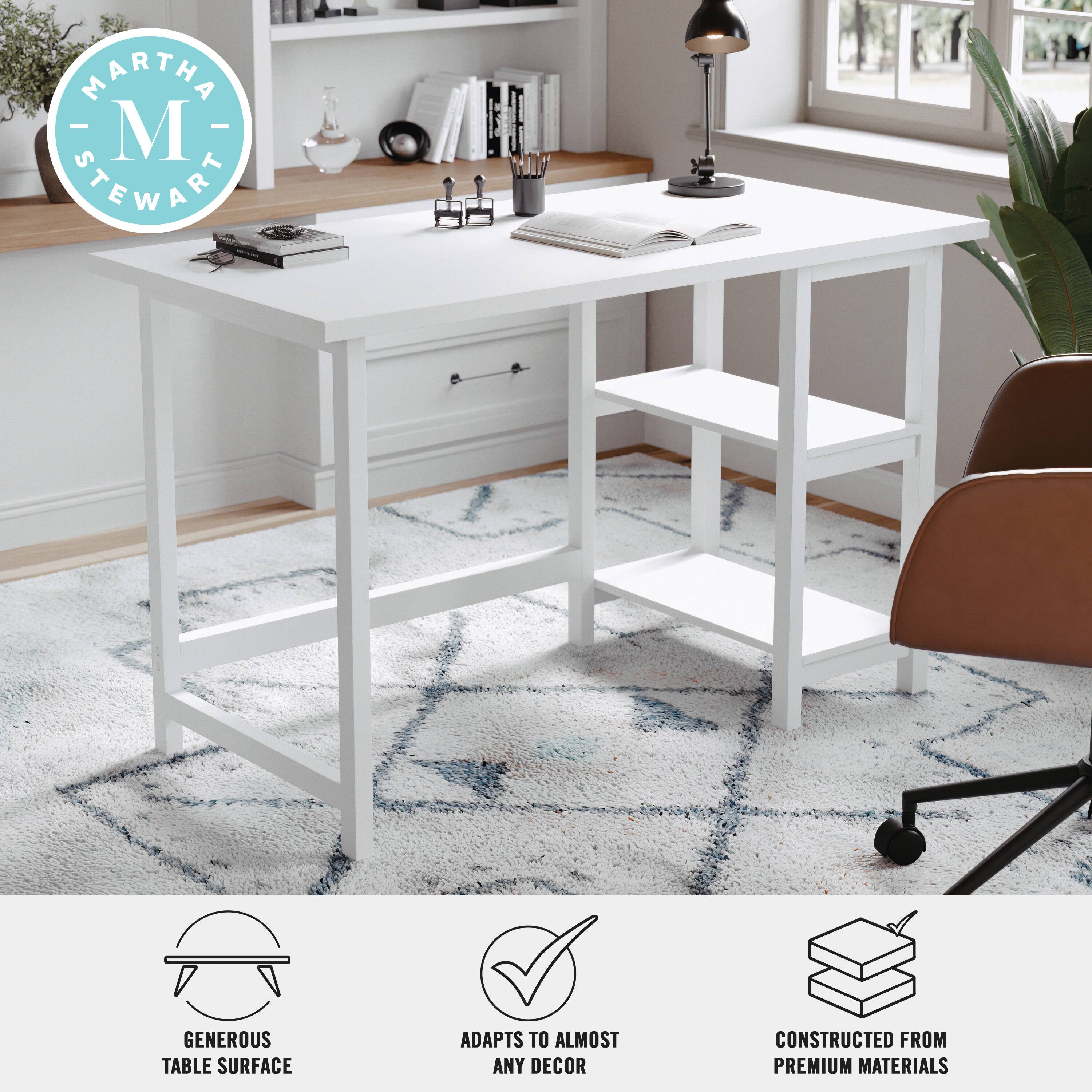 Martha Stewart is the brand name associated with the table. The table is constructed from premium materials and has a generous table surface that adapts to almost any decor.