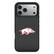 Front. Keyscaper - Arkansas Razorbacks Bump Case with 8.2ft Drop Protection - 16 Pro Max - Black.