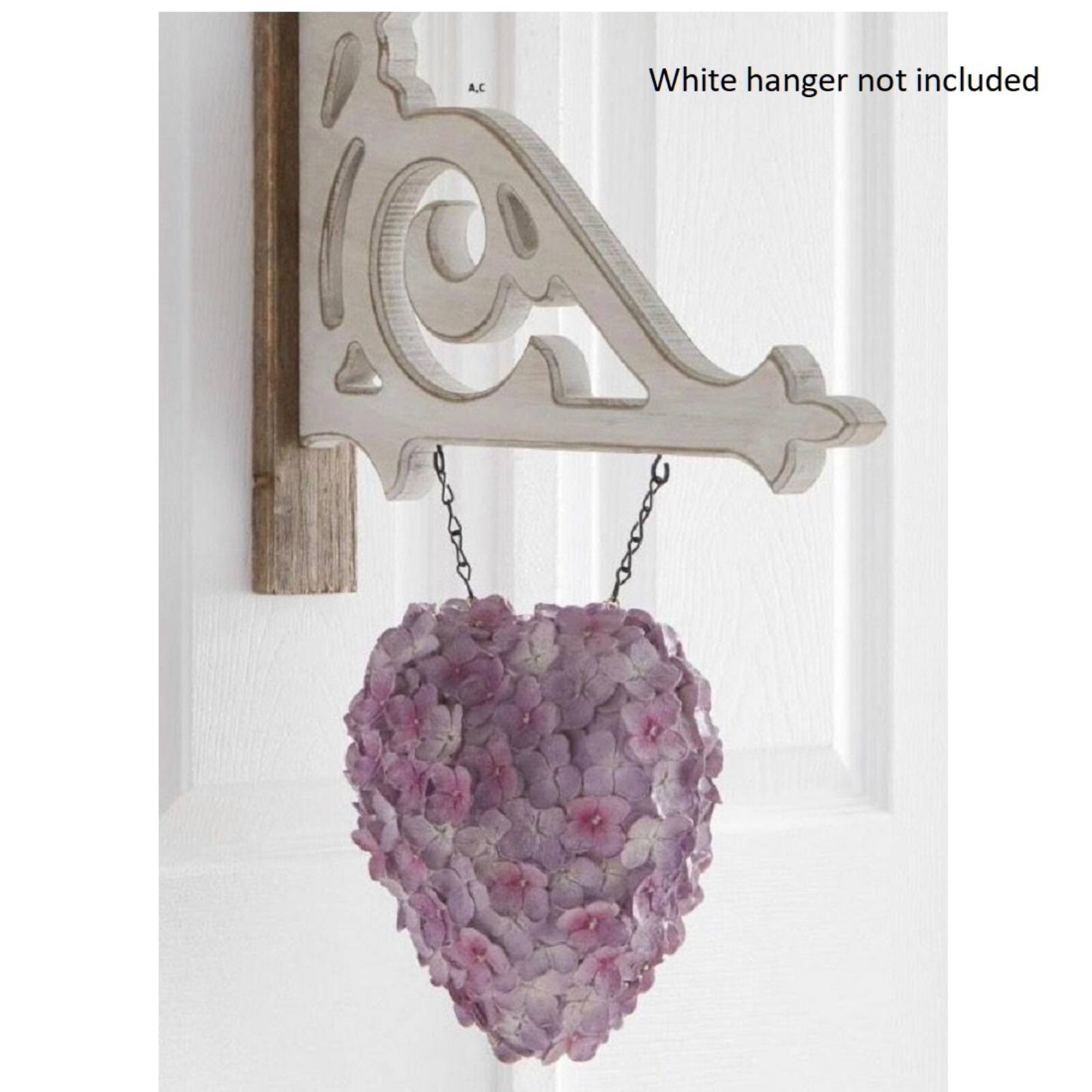 White hanger not included