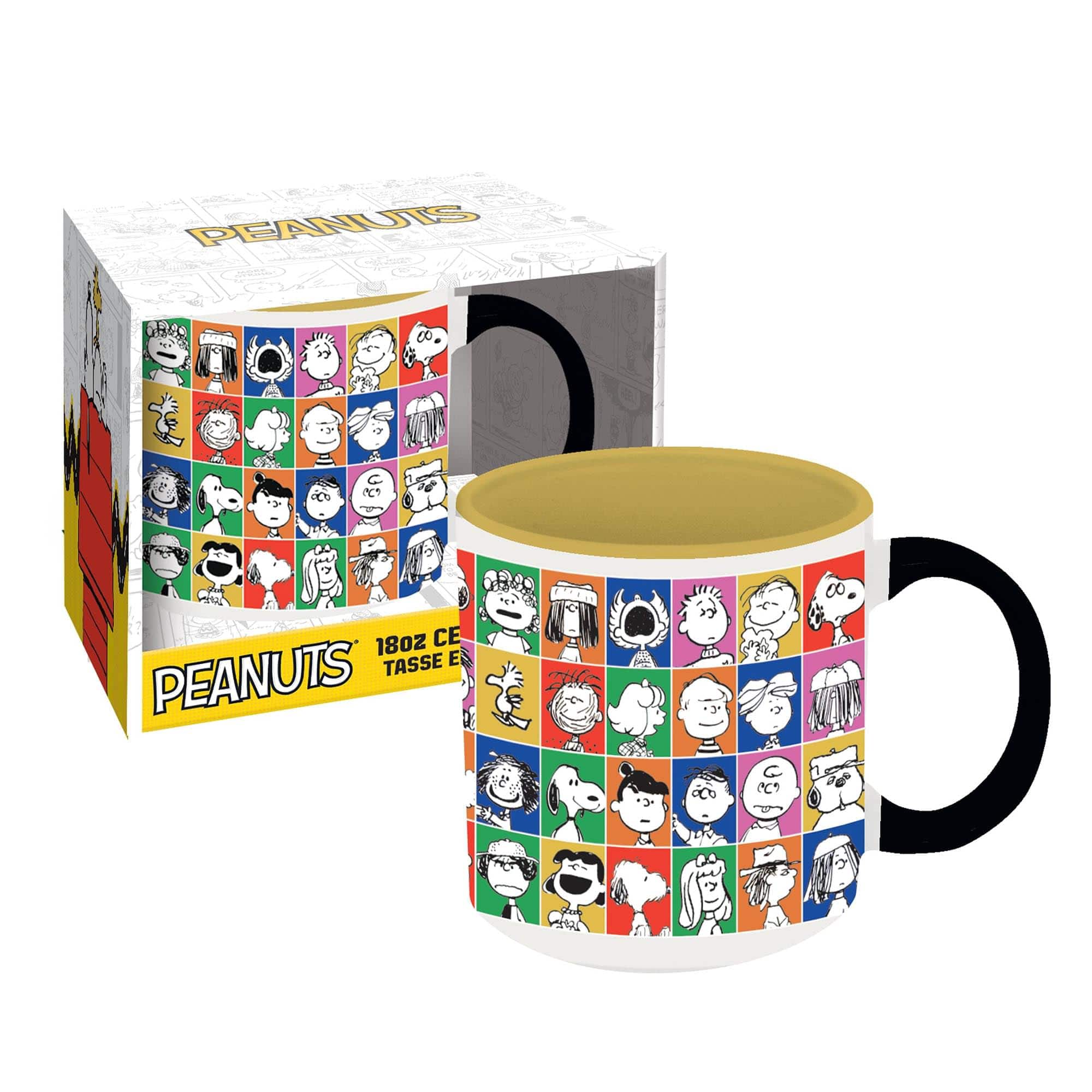 Peanuts - Faces 18oz Ceramic Mug - Multi-Colored price history on PriceWatchPro