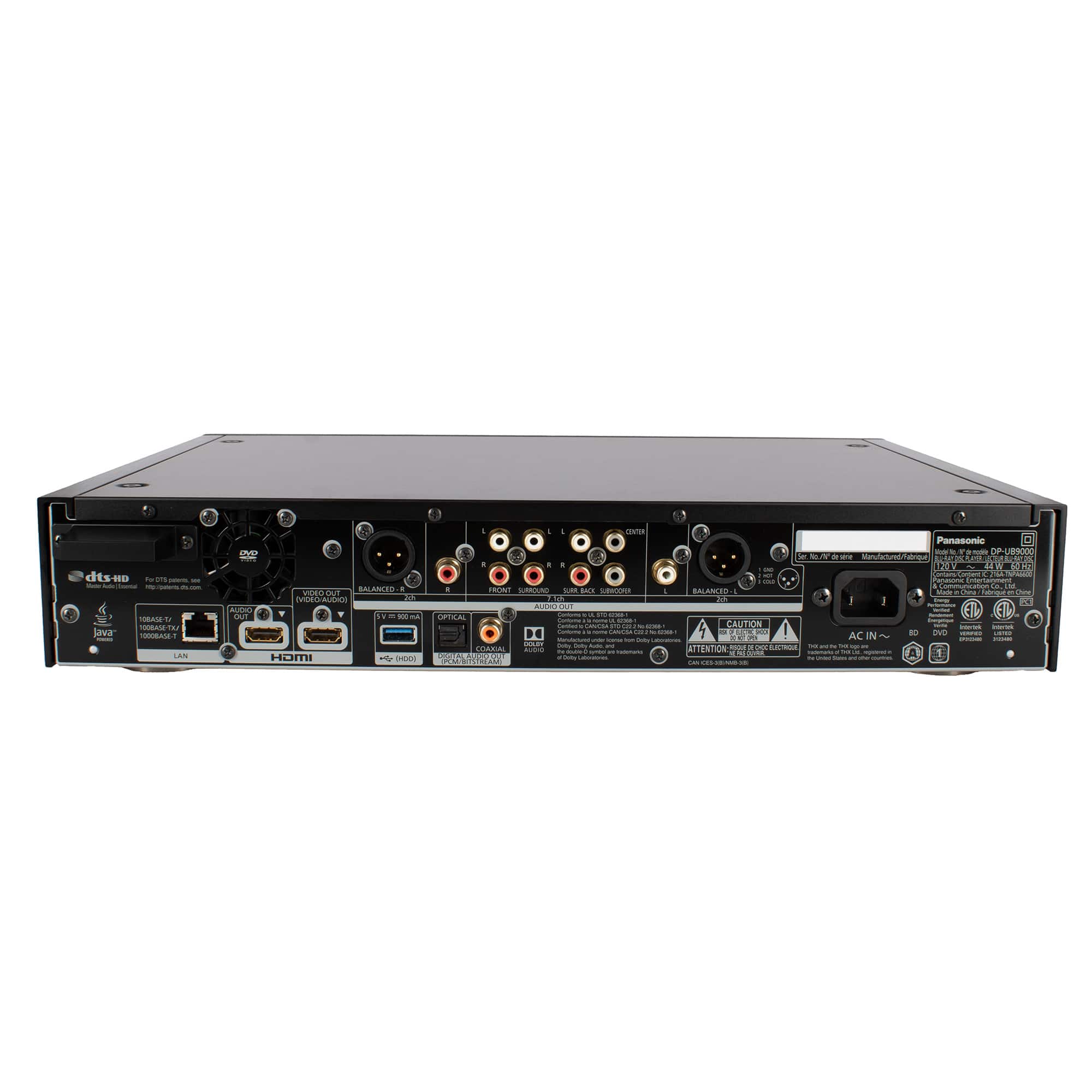 Panasonic DP UB9000 Reference Class 4K Ultra HD Blu ray Player