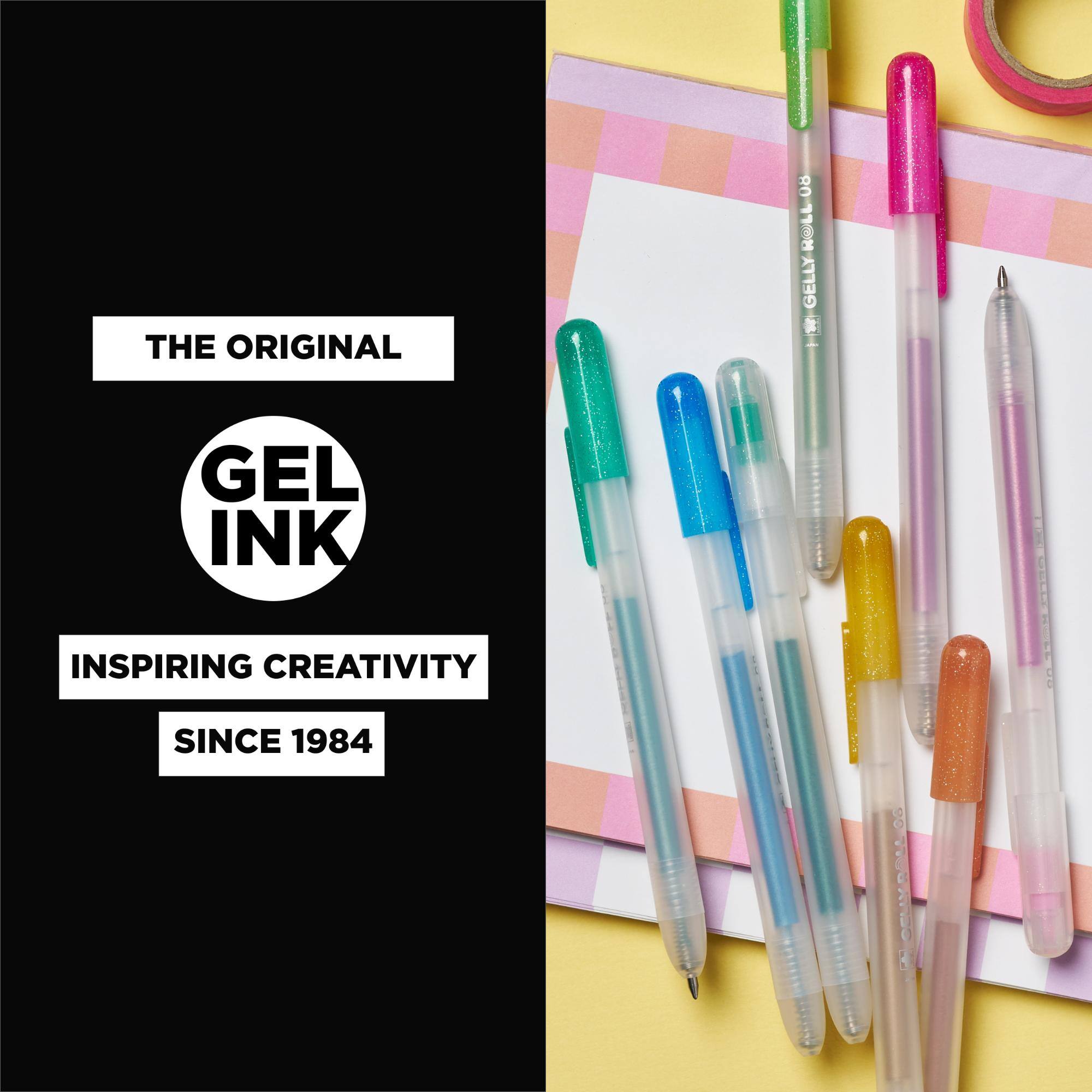 THE ORIGINAL  
80 ROLL GELLY  
GEL INK  
INSPIRING CREATIVITY SINCE 1984