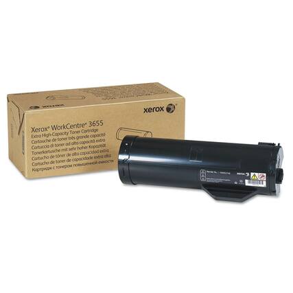 Xerox® WorkCentre® 3655
Extra High-Capacity Toner Cartridge
Cartouche de toner très grande capacité extra
Cartuccia di toner ad alta capacità extra
Tonerpatrone mit sehr hoher Kapazität
Cartucho de toner de alta capacidad extra
Cartucho de toner de capacidad extra alta
Картридж с тонером повышенной ёмкости
Reader No: 10602740
Xerox®