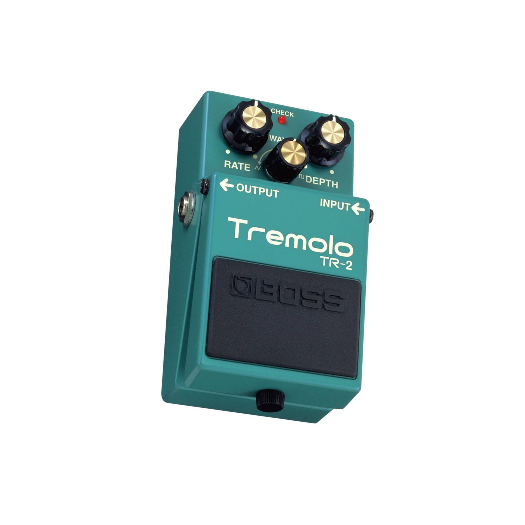 CHECK WA RATE N TU DEPTH OUTPUT INPUT Tremolo TR-2 BOSS