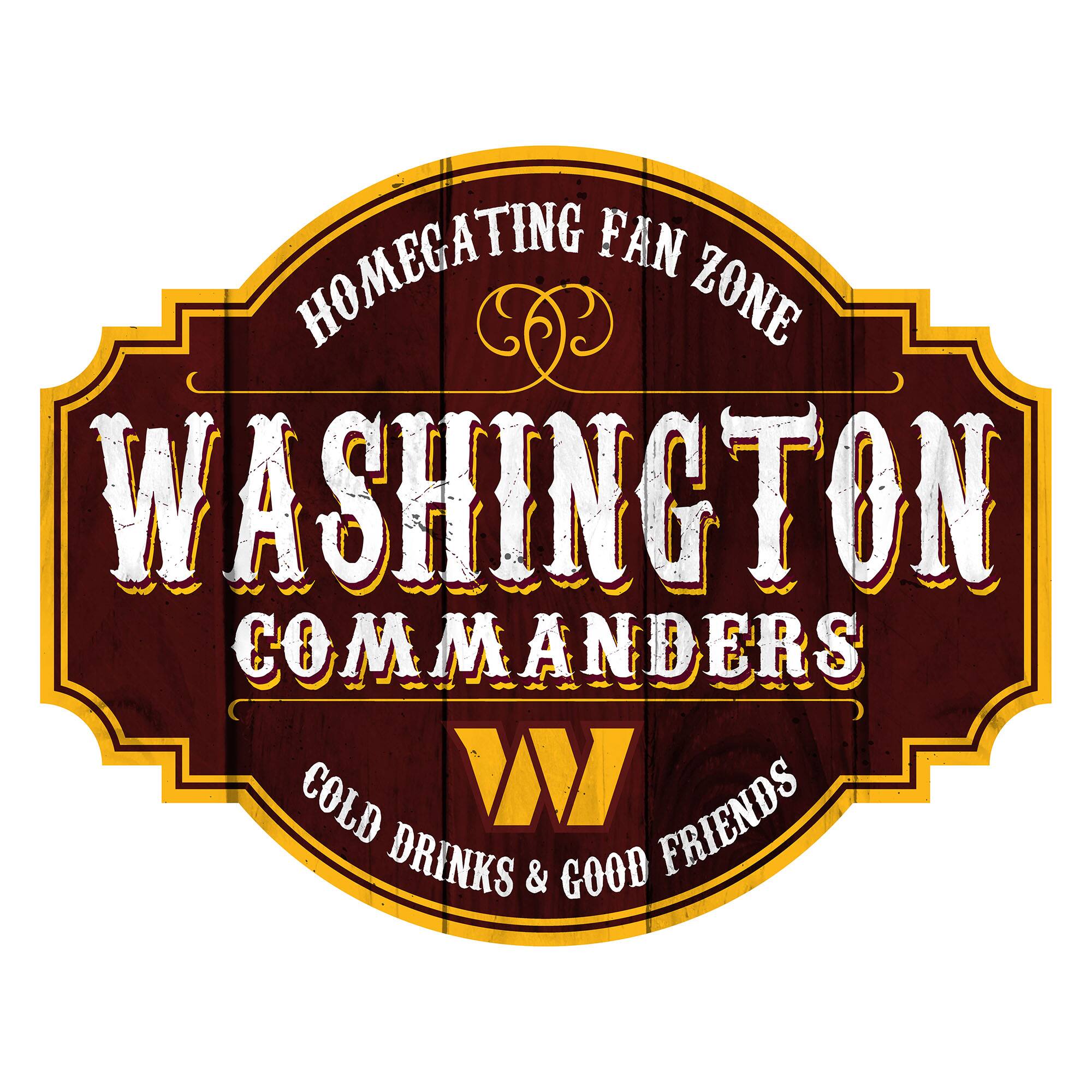 Washington Football Team 24'' Homegating Tavern Sign