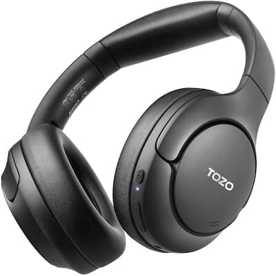 TOZO HT2 Hybrid Active Noise Cancelling Headphones, Over Ear, 60H TOZO HT2 Hybrid Active Noise Cancelling Headphones, Over Ear, 60H