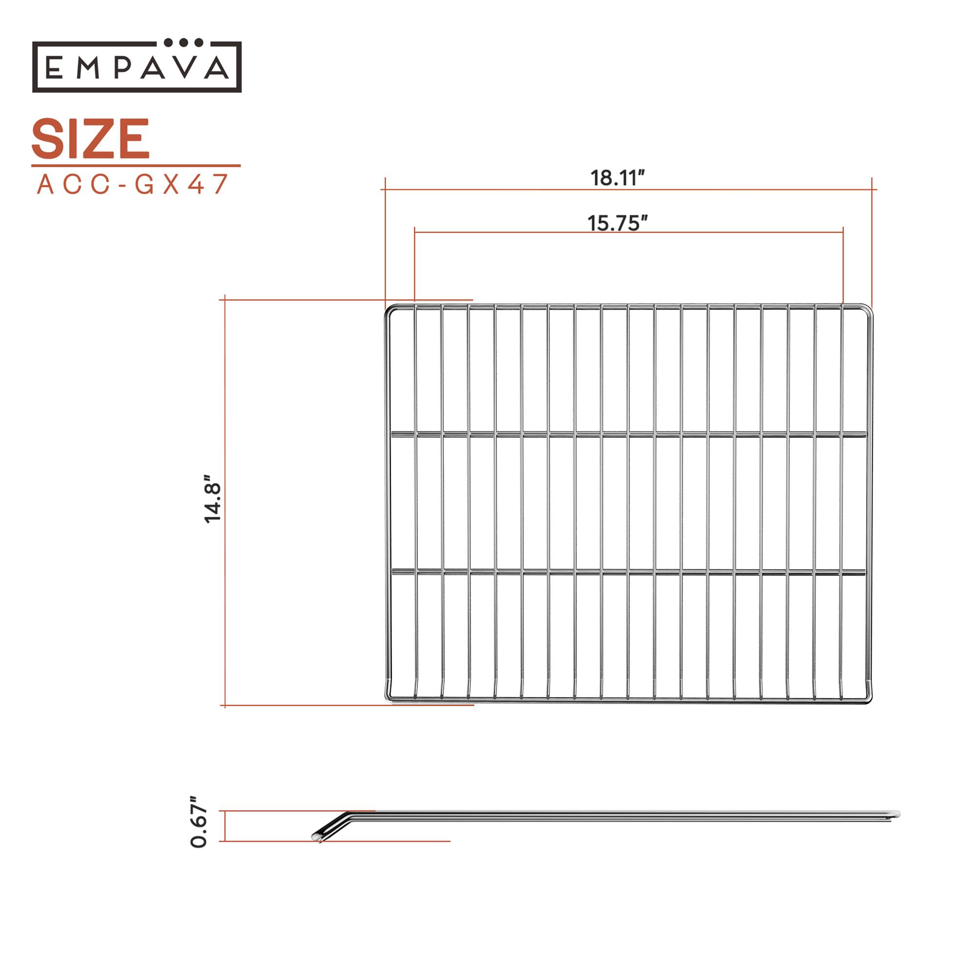EMPAVA

SIZE  
ACC-GX47

18.11"  
15.75"  
14.8"  
0.67"