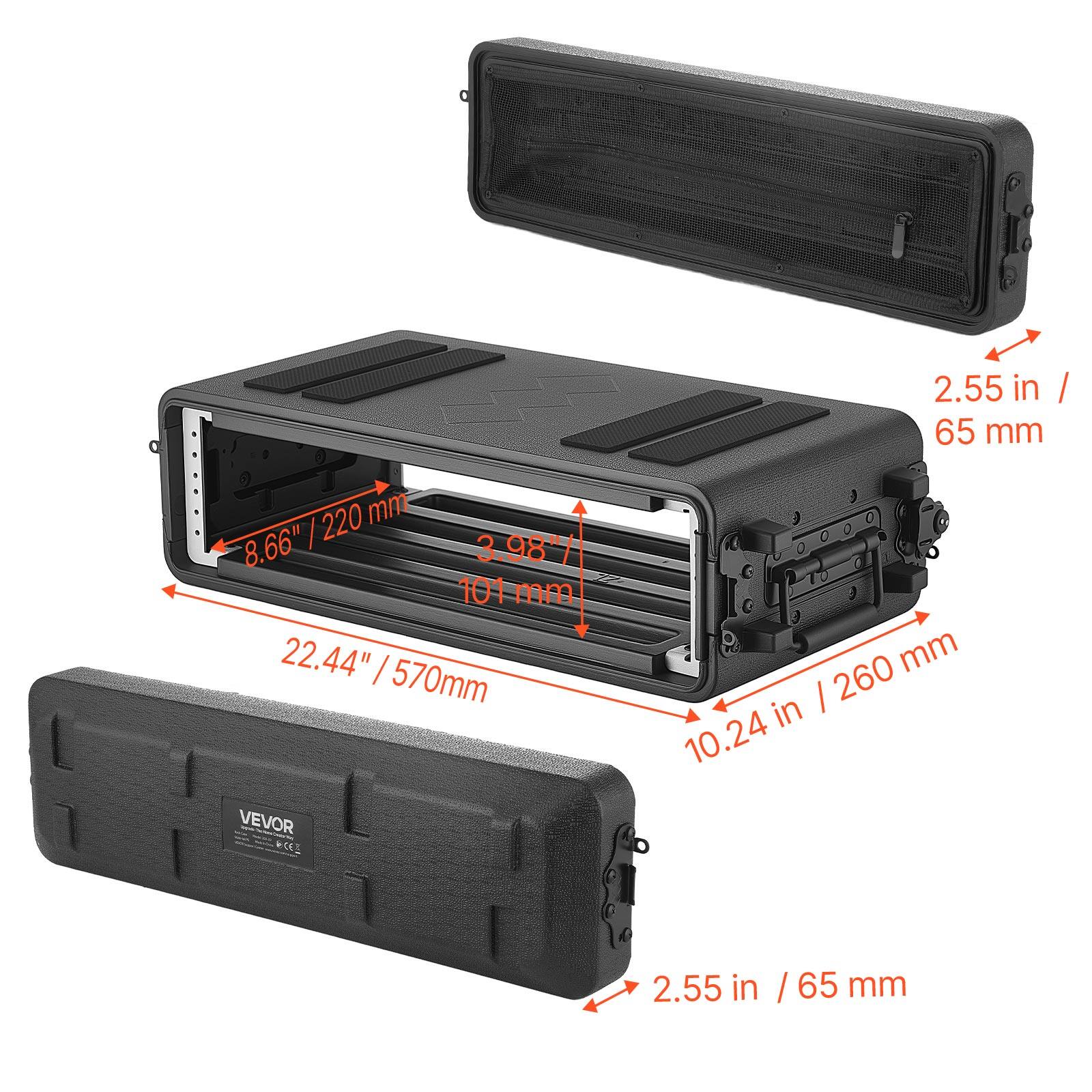 2.55 in / 65 mm  
8.66" / 220 mm  
3.98" / 101 mm  
22.44" / 570 mm  
10.24 in / 260 mm