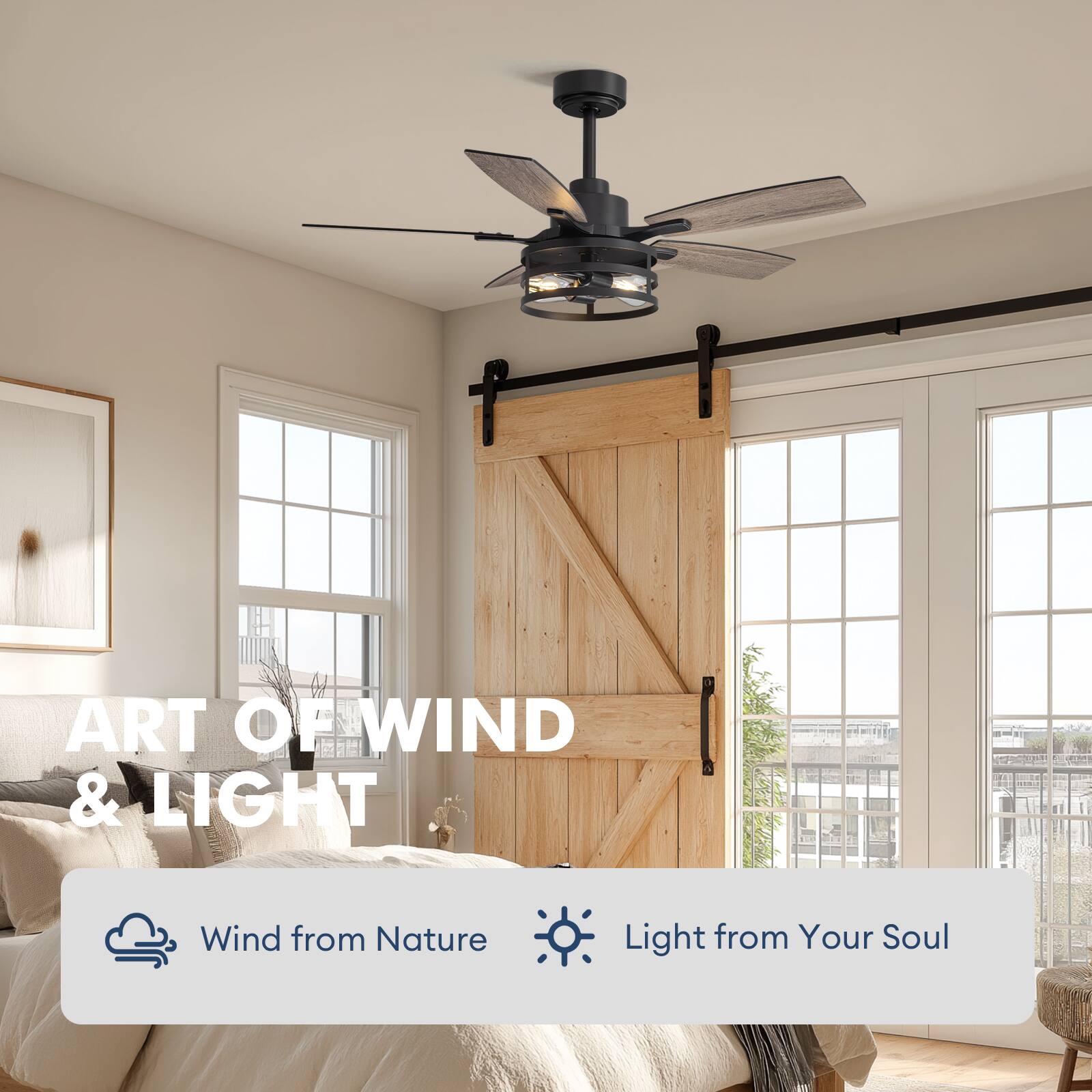 ART OF WIND & LIGHT  
Wind from Nature  
Light from Your Soul