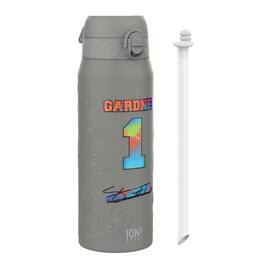 NFL PA ION8 Thermal Steel Water Bottle - Signature Series, Sauce Gardner - Gray