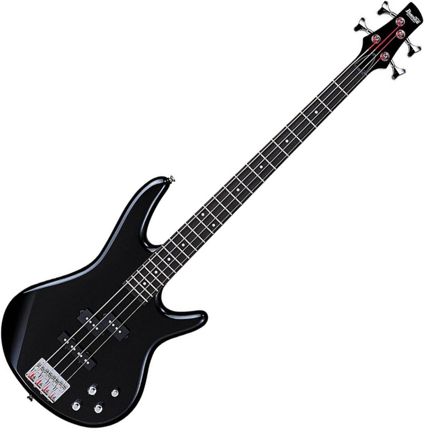 Front. Ibanez - Ibanez GSR200BK GIO Series 4-String Electric Bass Guitar, Right Handed, Black.