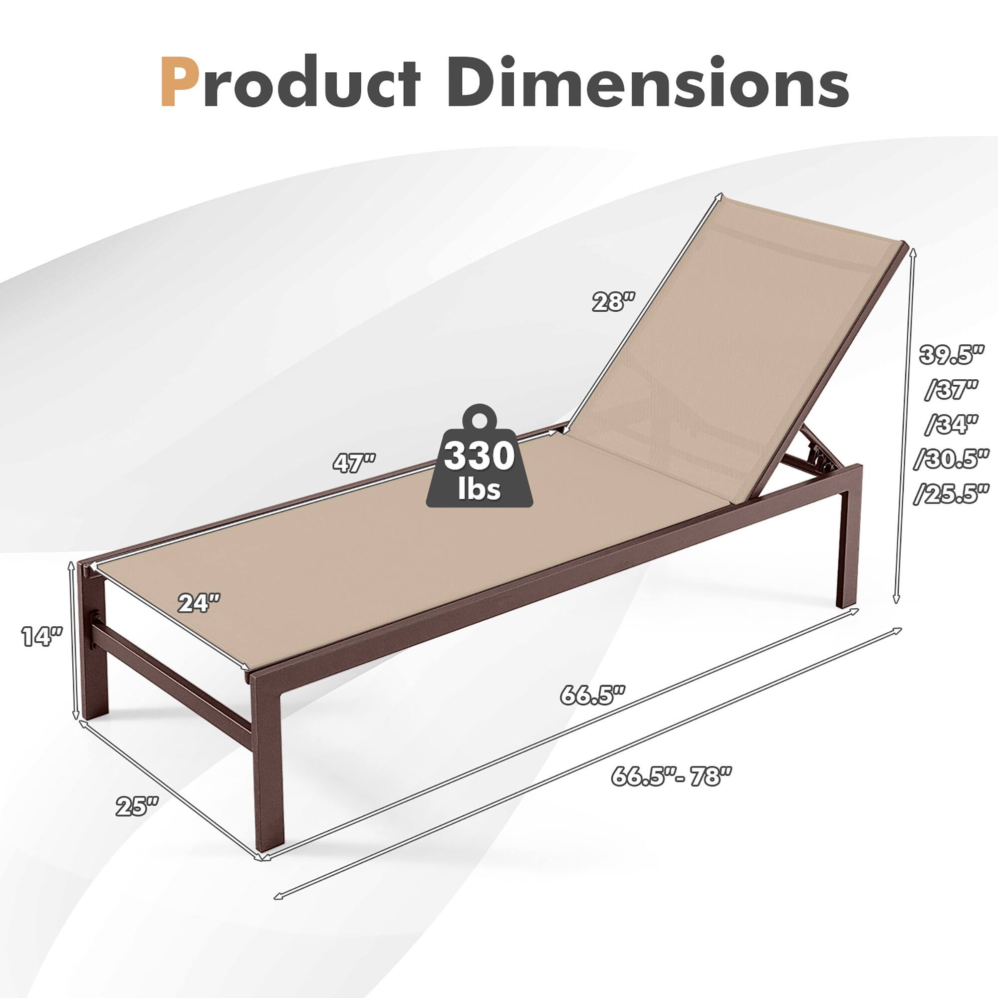 Product Dimensions: 28", 47", 330 lbs, 39.5", 37", 34", 30.5", 25.5", 14", 24", 66.5", 25", 66.5"-78"