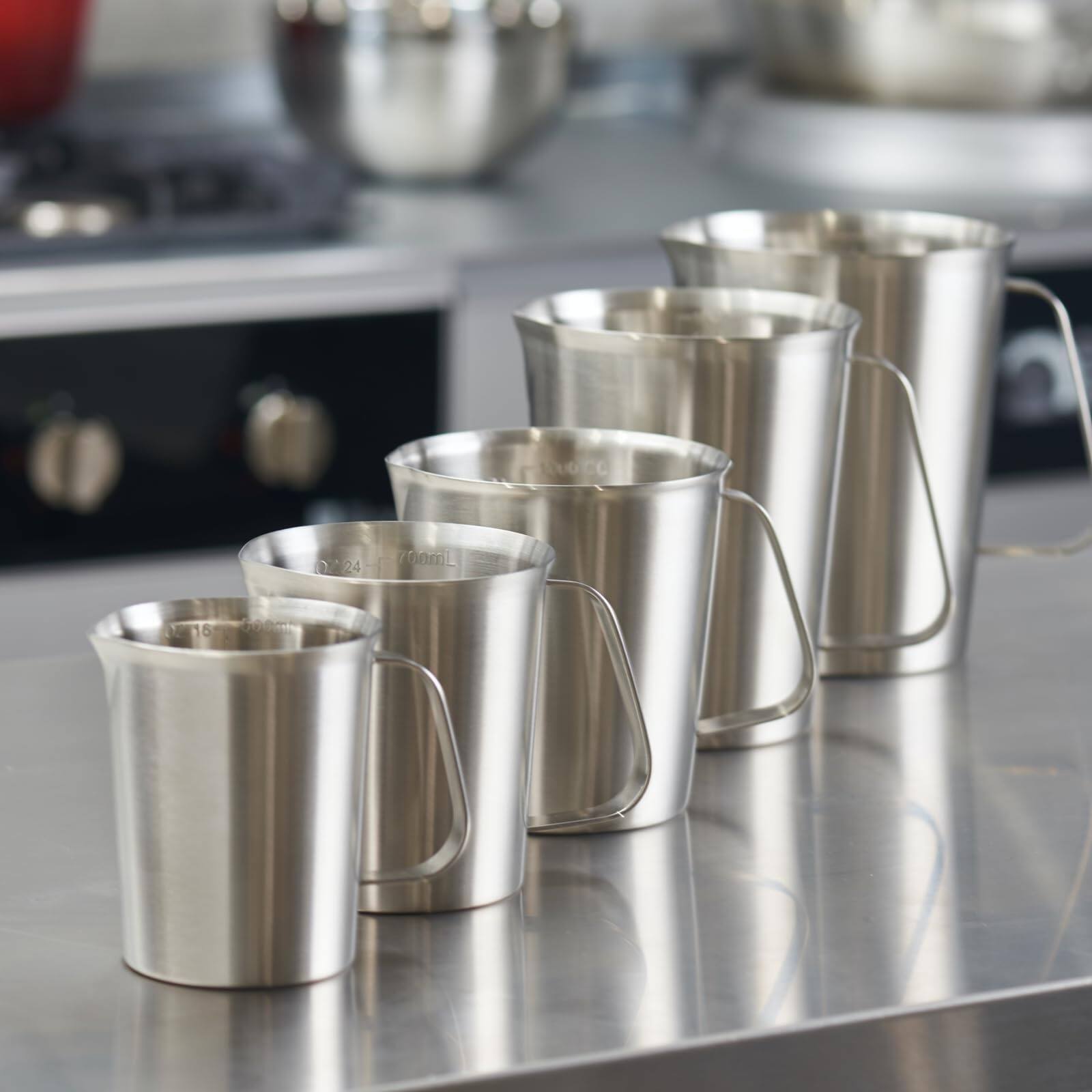Dapper Styles 18/8 Stainless Steel Measuring Cup With Handle And Pour ...
