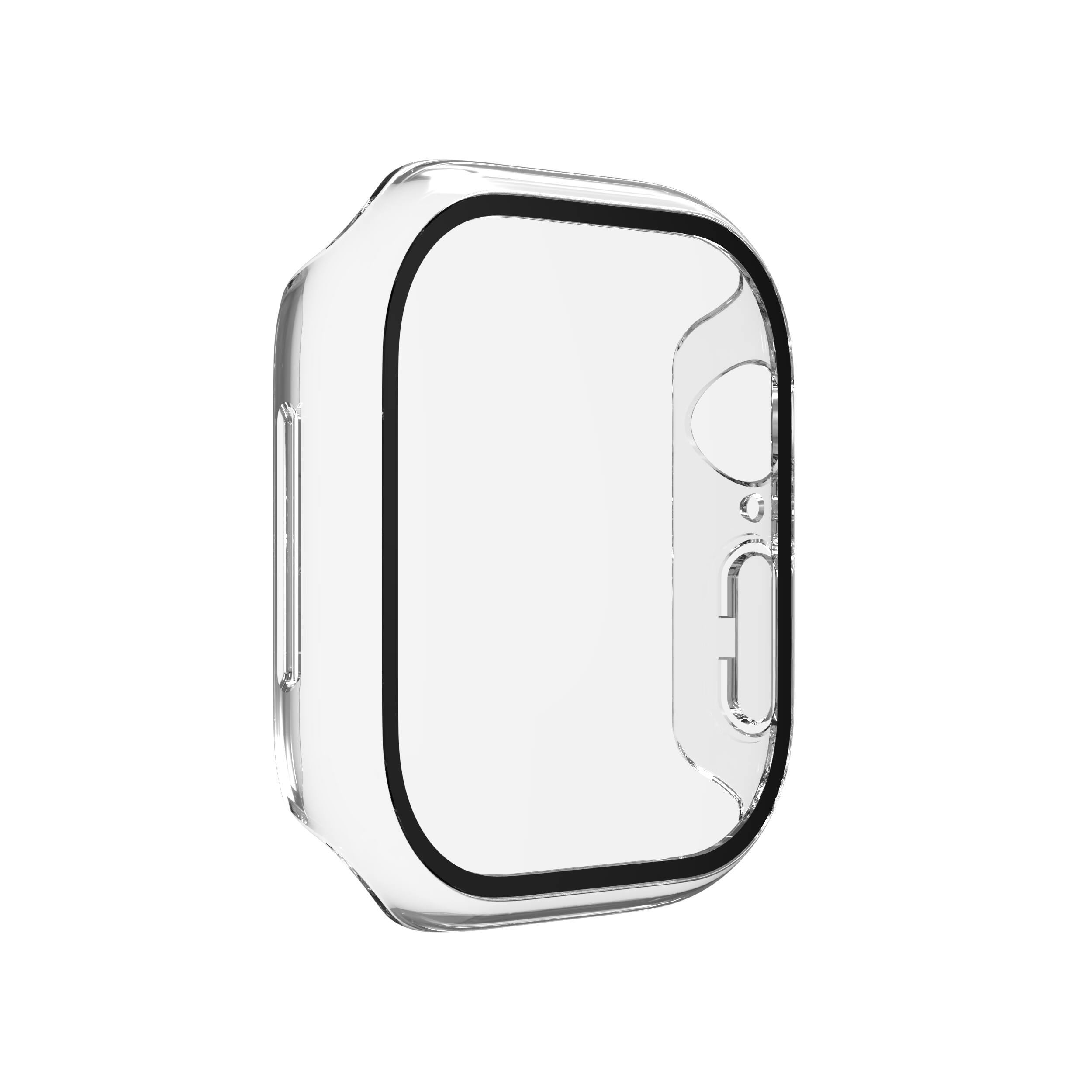 Alt View 16. ZAGG - InvisibleShield Glass Elite 360 Integrated Bumper + Screen Protection for Apple Watch Series 11/10 Large - Clear.