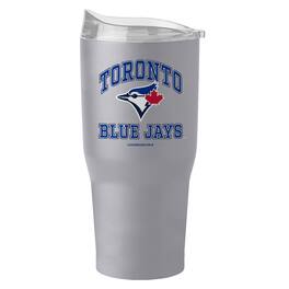 Logo Brands - Toronto Blue Jays 30oz. Stone Powder Coat Tumbler - Multicolor