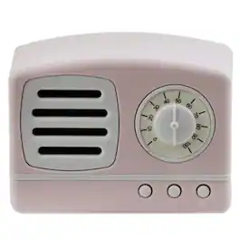 Stock Preferred - Retro Radio Wireless Bluetooth Speaker - Pink