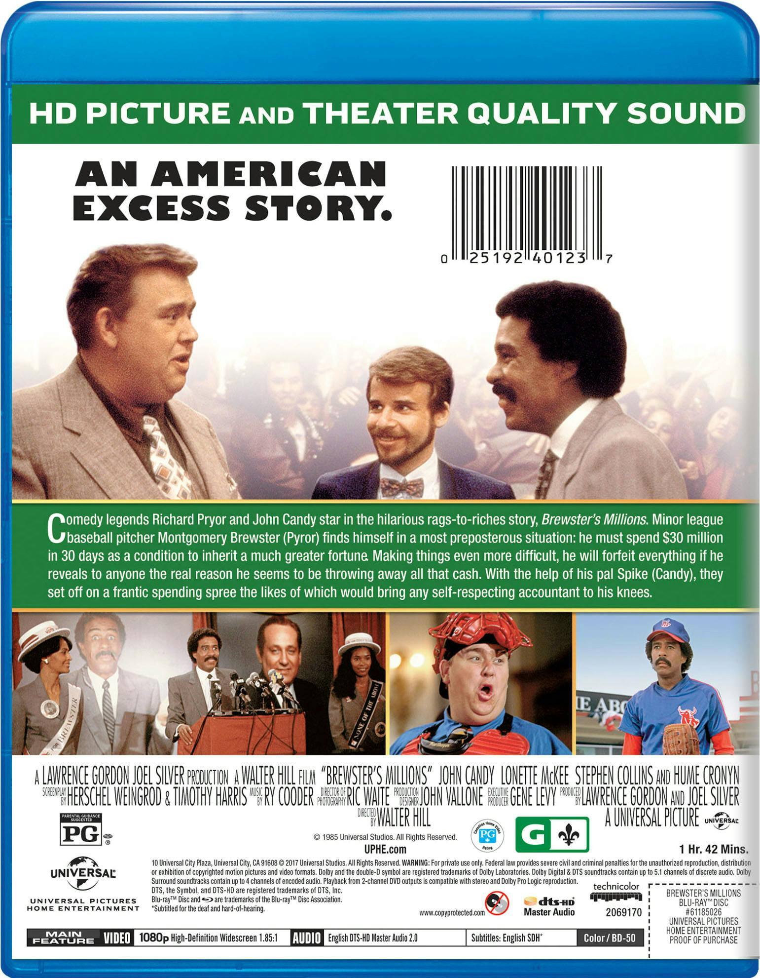 Angle. Brewster's Millions [Blu-ray].