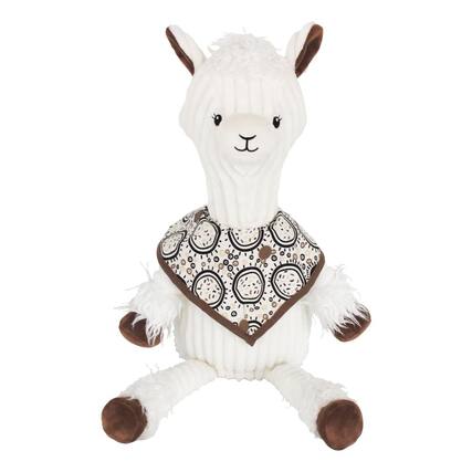Front. TriAction Toys - Les Deglingos Original Plush | Muchachos the Llama - White.