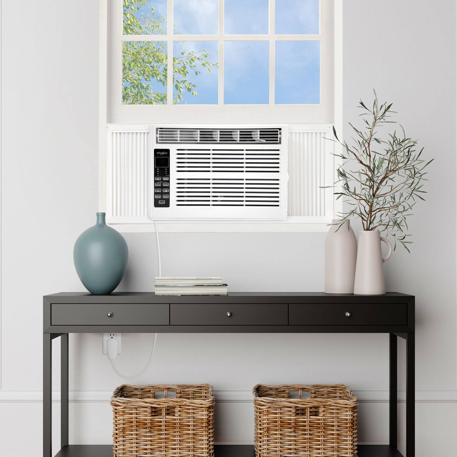 Alt View 12. Whirlpool - 250 Sq. Ft. 6,000 BTU Window Air Conditioner - White.