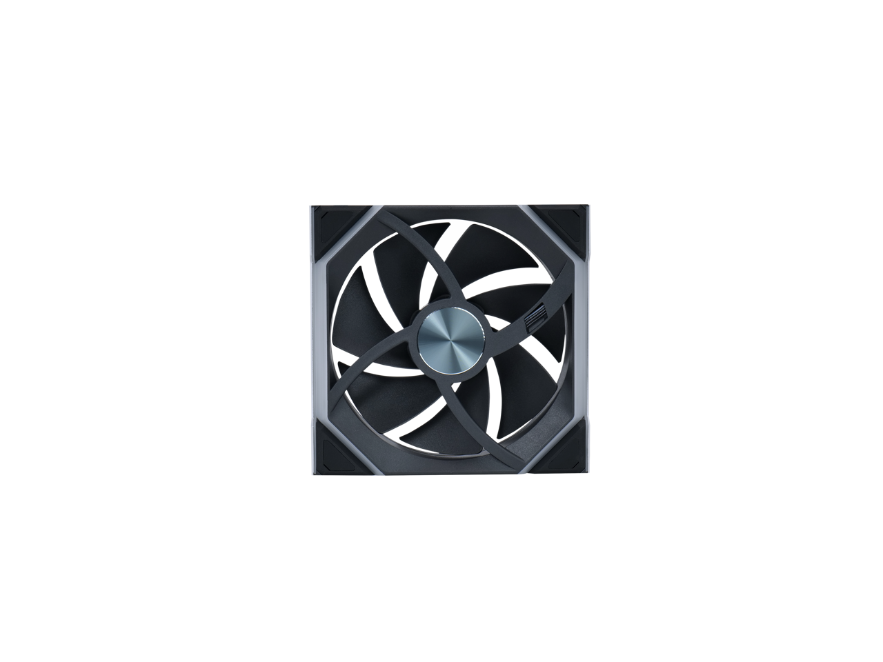 Alt View 3. Lian Li - Lian Li UNI Fan SL Wireless 120mm ARGB Fan - 2.4GHz Control - Daisy-Chain - Black (12SL1W1B) - Black.