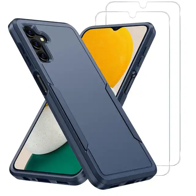 Bundle Entronix for Galaxy A16 Soft Touch Dual Layer Case & 2 Clear ...