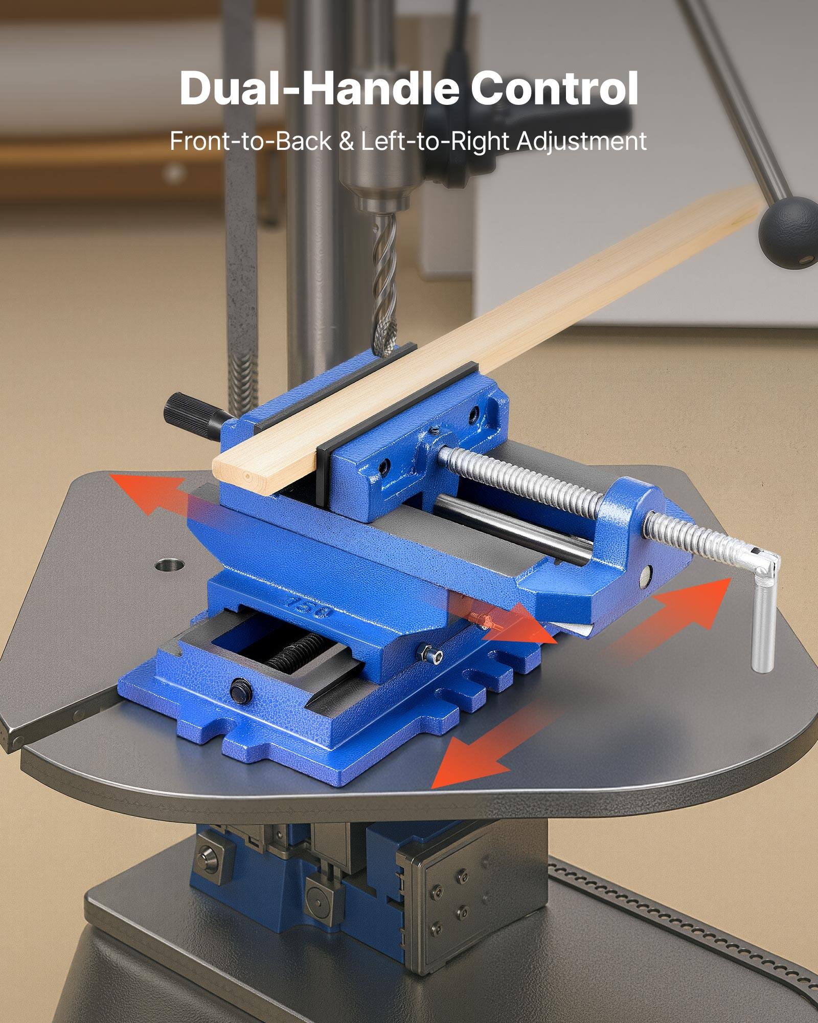 Dual-Handle Control  
Front-to-Back & Left-to-Right Adjustment