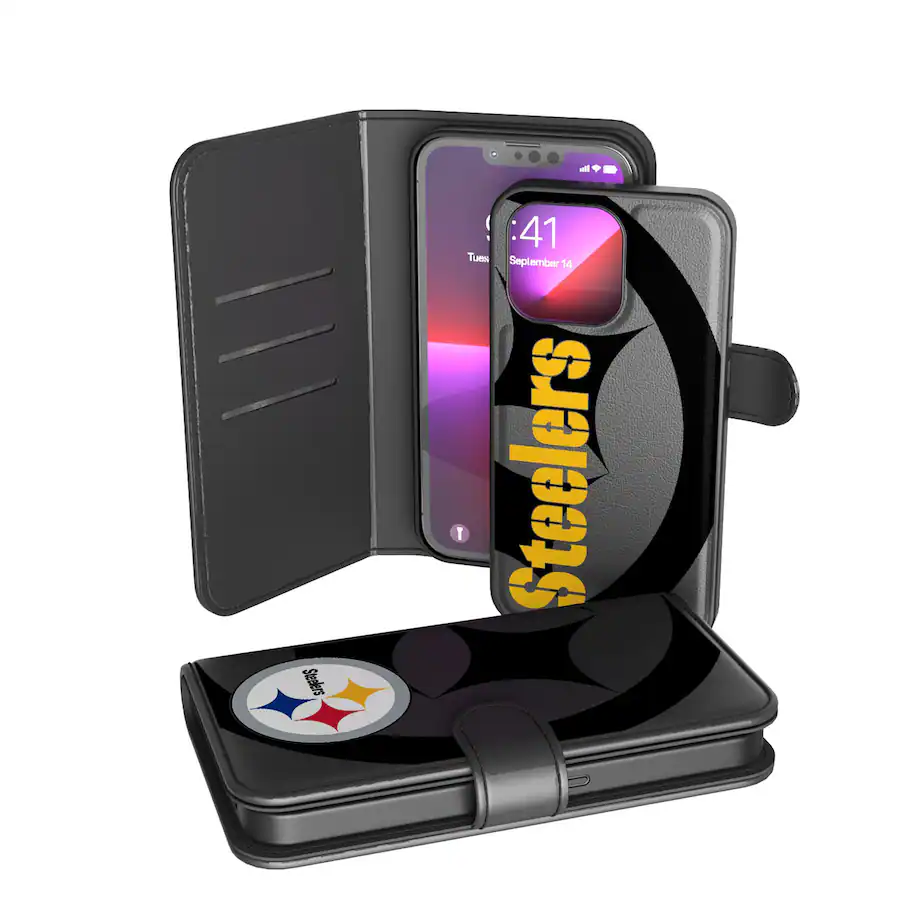 Keyscaper NFL Pittsburgh Steelers iPhone Wallet Case Plus/8 Plus