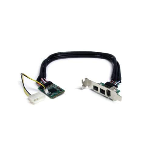Startech - 3 Port 2b 1a 1394 Mini PCI Express FireWire Card Adapter