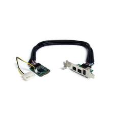 Front. Startech - 3 Port 2b 1a 1394 Mini PCI Express FireWire Card Adapter.