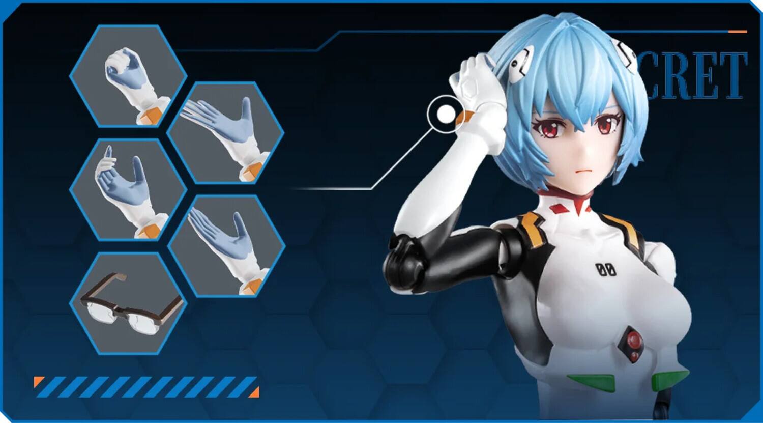 Alt View 4. PopMarket - Blokees - Evangelion - Fantastics - Rei Ayanami (Entry Plug Interior) Model Kit   - COLLECTIBLES - Multicolor.