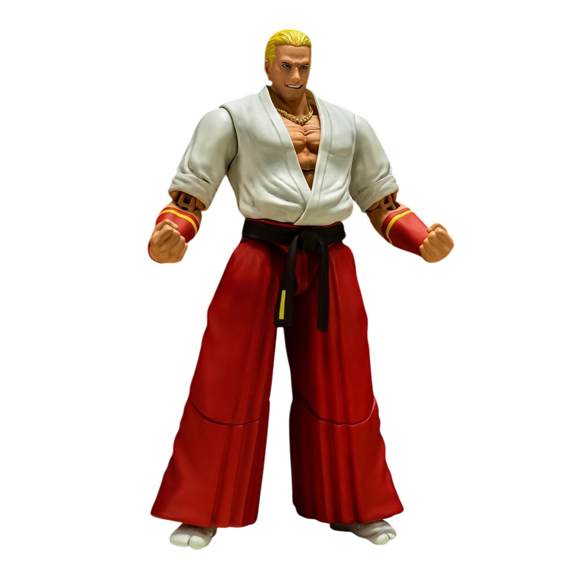 Front. Storm Collectibles - The King Of Fighters '98 1:12 Scale Action Figure | Geese Howard - Red.