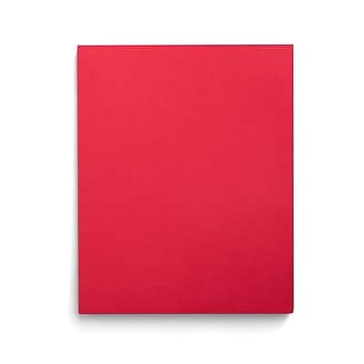 Staples - Smooth 2-Pocket Paper Folder with Fasteners, 25/Box (50772/27540-CC) - Red price history on PriceWatchPro