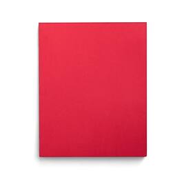 Staples - Smooth 2-Pocket Paper Folder with Fasteners, 25/Box (50772/27540-CC) - Red