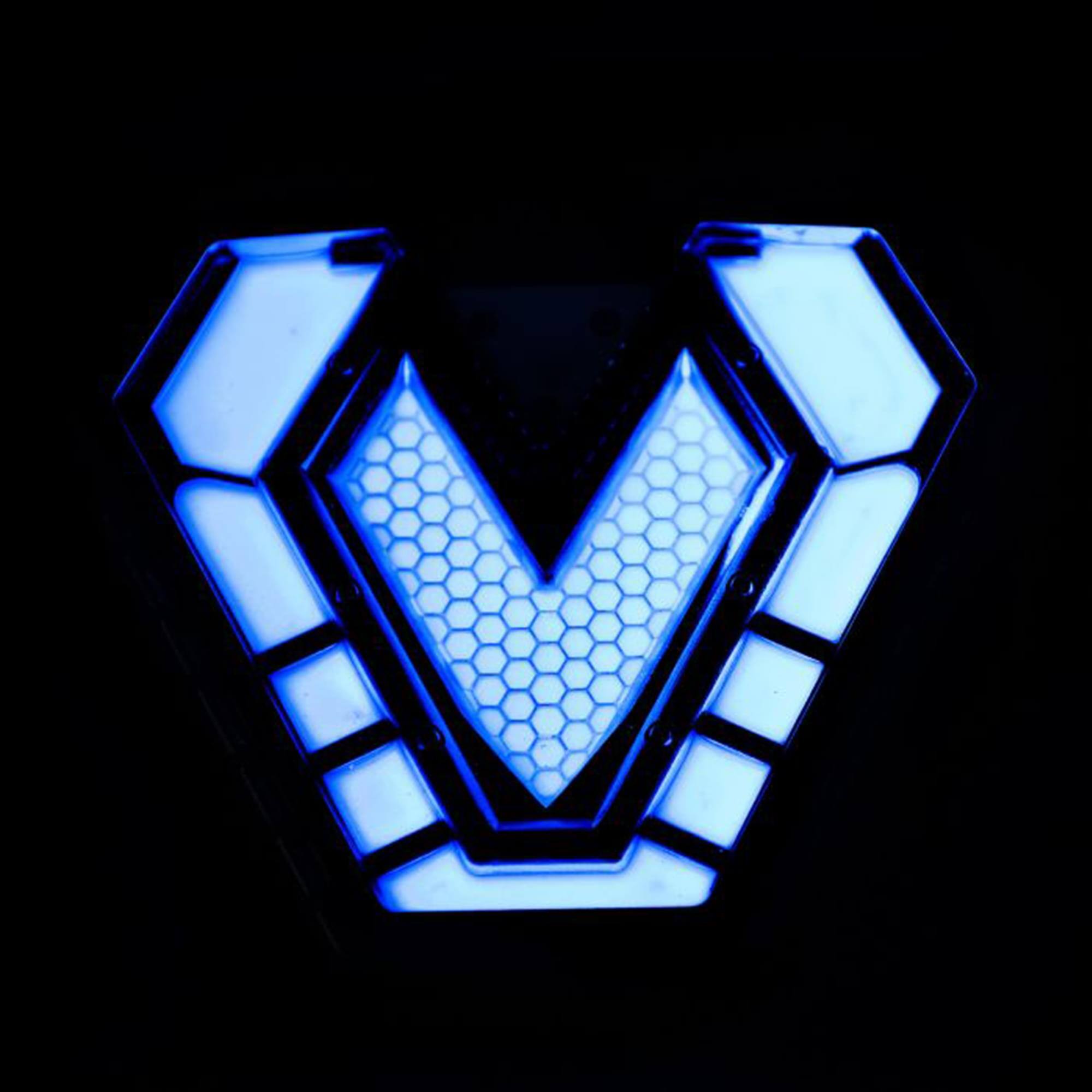 Alt View 4. SalesOne LLC - Marvel Black Panther: Wakanda Forever Iron Heart Arc Reactor Magnetic Pin - Black/Red.