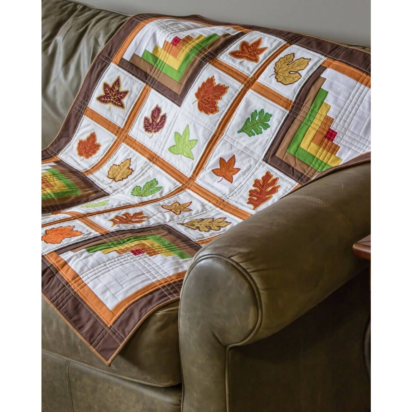 Alt View 2. AccuQuilt - GO! Fabric Cutting Dies, Rustling Leaves Maple and Oak Small - Multicolor.