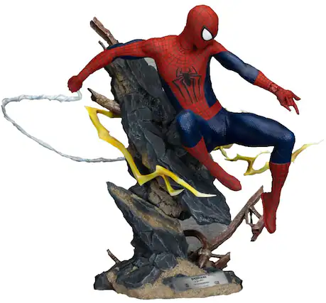 Front. Beast - Beast Kingdom - Spider-Man: No Way Home - Master Craft - The Amazing Spider-Man Statue - COLLECTIBLES - Multicolor.